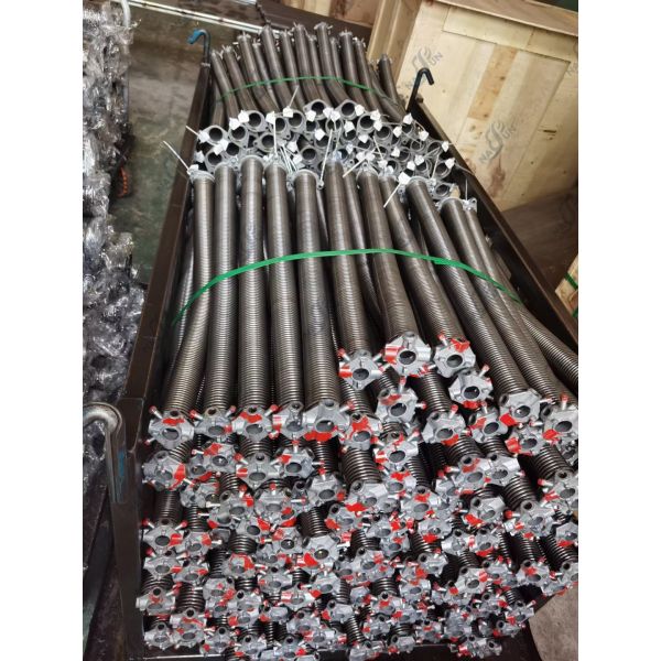 82B 60Si2MnA Industrial Doors Parts Oxide Steel Torsion Spring 2 Inch