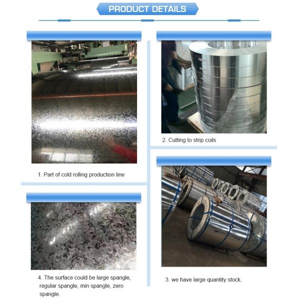 PPGI/PPGL/Gi/Gl Sectional Strip Breadth Width LED Strip Steel Slit Coil Dx51d Dx52D SGCC 200mm 300mm 600mm 1000mm 1250mm