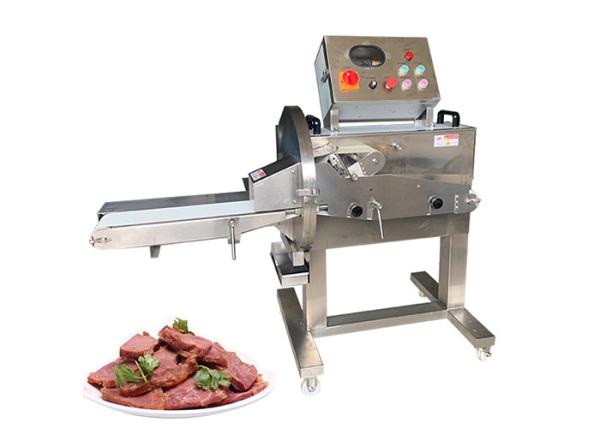 la trancheuse industrielle de la viande 1000kg/h cuite étoffent braisé coupant l'équipement