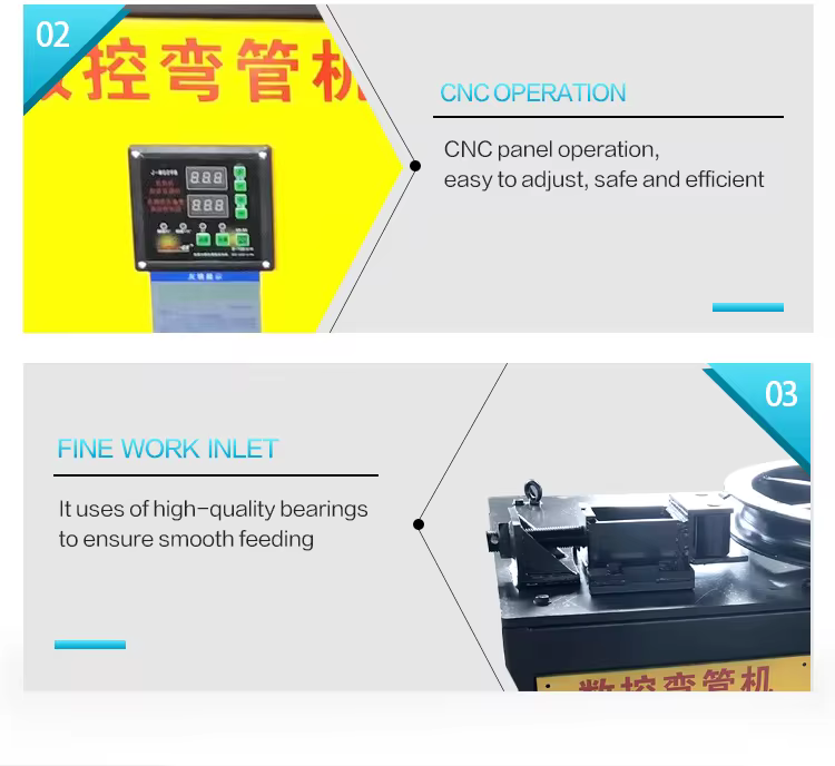 Pipe Bending Machine Type WG38 Automatic Primary Shaping Steel Bar and Tube Bender