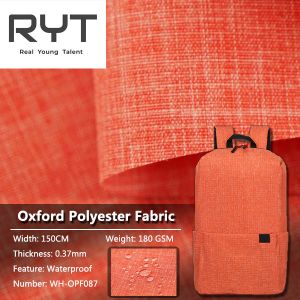 Tissu imperméable de l'unité centrale 180GSM pour le textile à la maison de produit extérieur fournissant