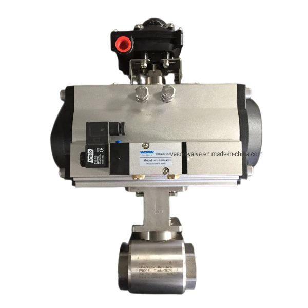 Pneumatic Ball Valve with ANSI CLASS 150-900 Pressure Rating, 1 inch-12 inch Size Range, and ISO9001 Certified Quality