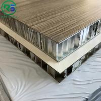 el panel de madera de relleno acústico de panal de 1220m m de la base del panel del grano de aluminio de madera