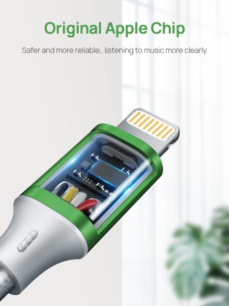 OEM 0.5M Stereo Aux Cable SGS Lightning To Auxiliary Cable