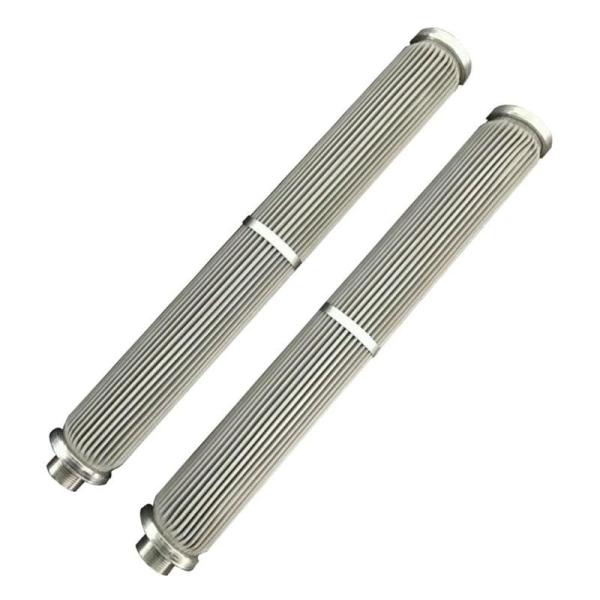 Polyester Staple Fiber Stainless Steel Filter Element Pleated Filter Element