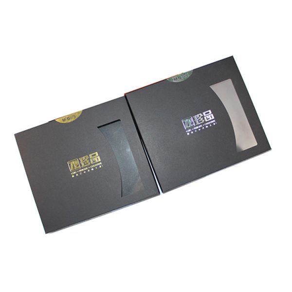 Hot Stamp Silver Custom Paper Packaging Box E Flute 350gsm CCNB Material