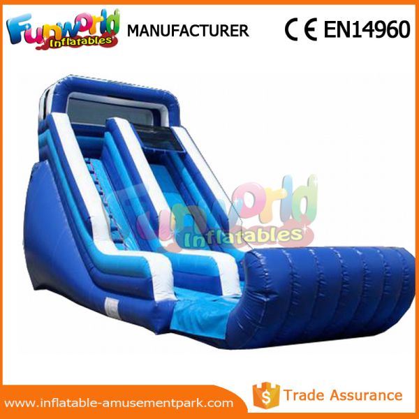 Fun Bouncer Slideway Commercial Inflatable Slide Big Kahuna Inflatable Water Slide