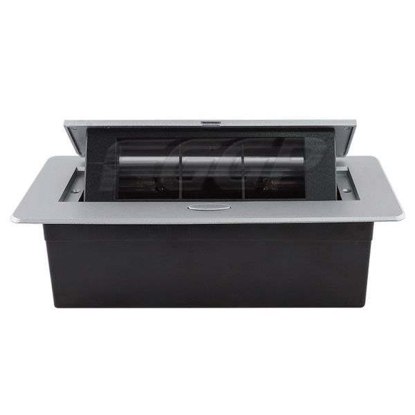 250V Conference Table Desktop Power Socket Self Grounding 140*130mm