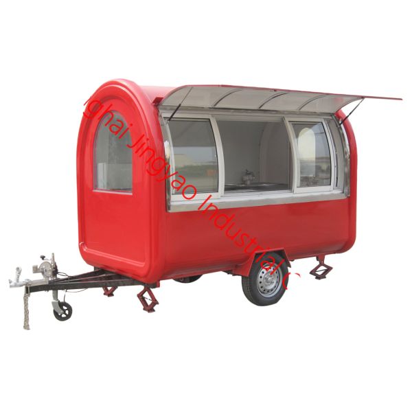High Productivity Food Trailer with Stainless Steel Insulation and Tempered Glass