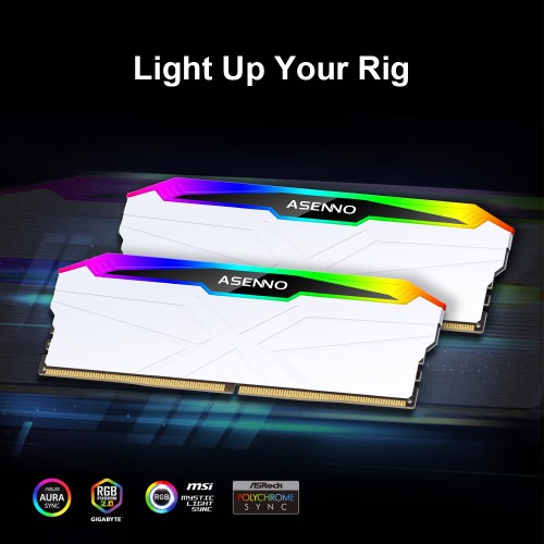 ASENNO RH54 DDR5 Memory Heat Sink with RGB Series