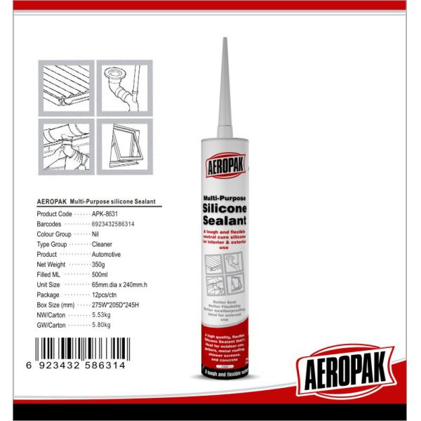 Теплостойкий водоустойчивый Sealant силикона для сопротивления погоды электроники