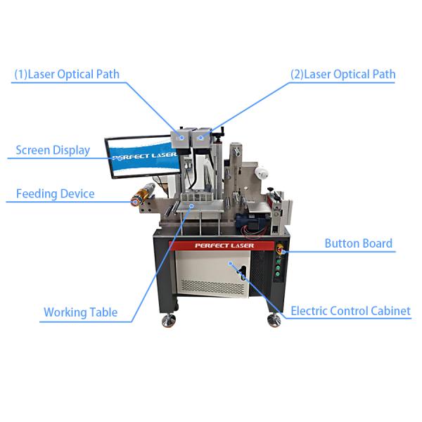 30W Mopa Natural Lash False Eyelash Automatic Feeding Double Head Laser Cutting Machine