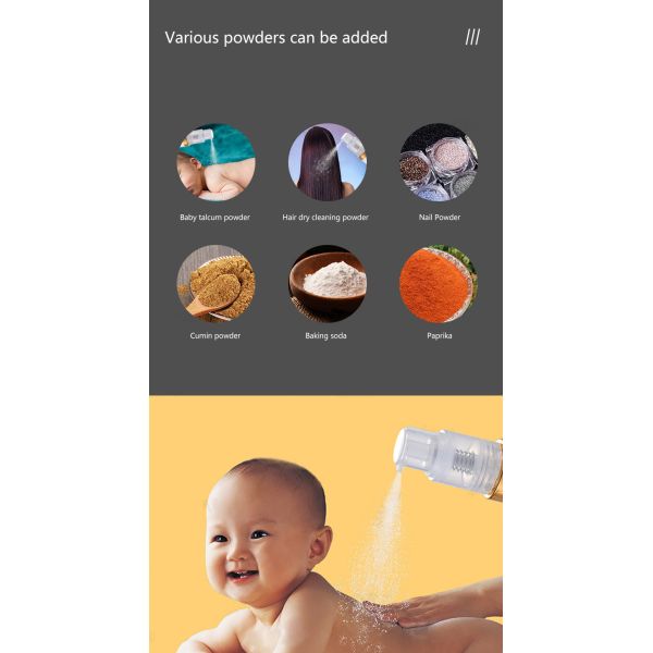 порошок ногтя бутылки спрейера порошка младенца ЛЮБИМЦА 35g сияющий