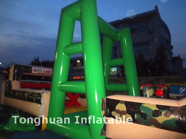 Custom Land Inflatable Obstacle Course Multi Style Challenge Run Equipment for Parks Schools Corporate Events Outdoor Activities and Rental Operations