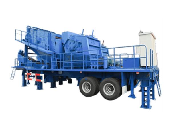 Stone Mining Mobile Rock Crusher / Mobile Impact Crusher Station Crawler Type