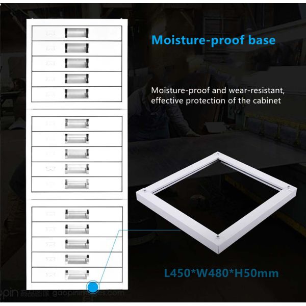 Laboratory Pathology metal sliding cabinet Medical Display Cabinet With Locking