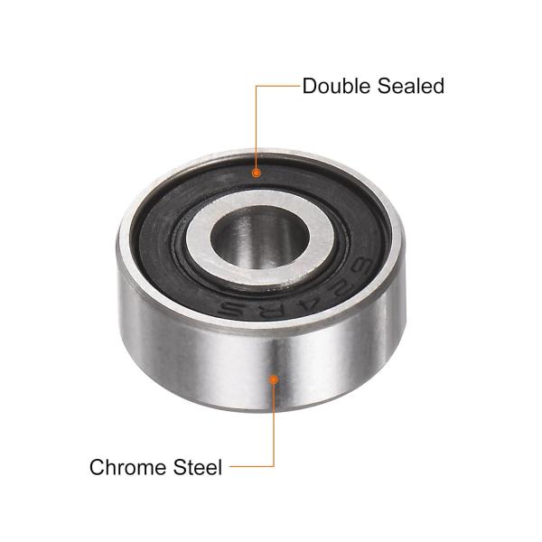 Chrome Steel Electric Tool Bearing Z3V3 624ZZ Ball Bearing 4X13X5mm