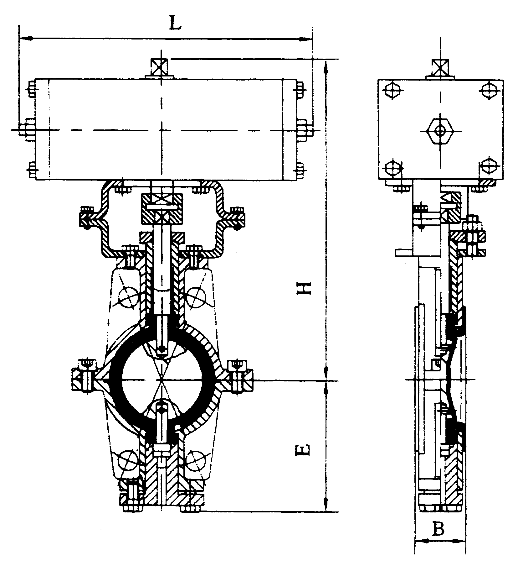 Anti Corrosion Lined Plastic Butterfly Valve 50mm 80mm 100mm 150mm 200mm 250mm 300mm