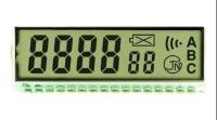 Module d'affichage LCD à segment personnalisé transmissif caractères HTN pour compteur électronique