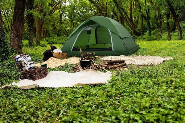 Camping Tent for 2 Person, 4 Person, 6 Person - Waterproof Two Person Tents for Camping, Easy Up Tent for Family