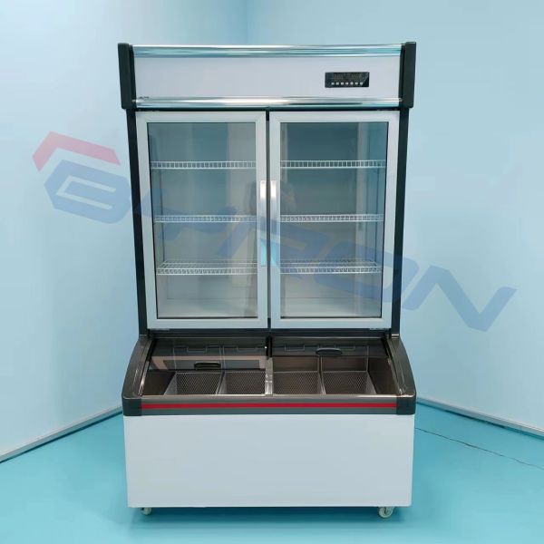Multi Doors Convenience Store Refrigerator OEM Grocery Store Display Coolers