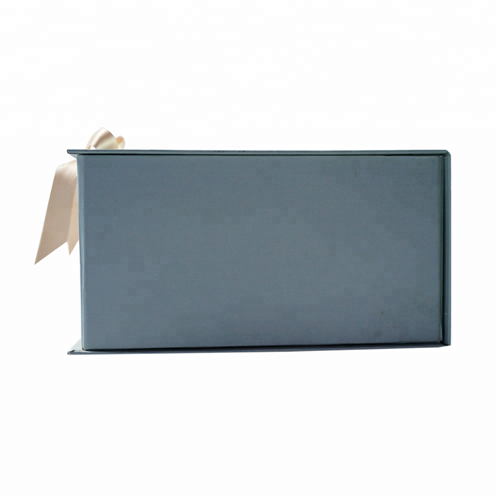 Ribbon Closure Style Jewelry Packaging Boxes , Folding Gift Packaging Box Durable