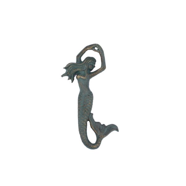 Cool Innovative best selling promotion gift die cast iron classic folk art Mermaid beer bottle opener