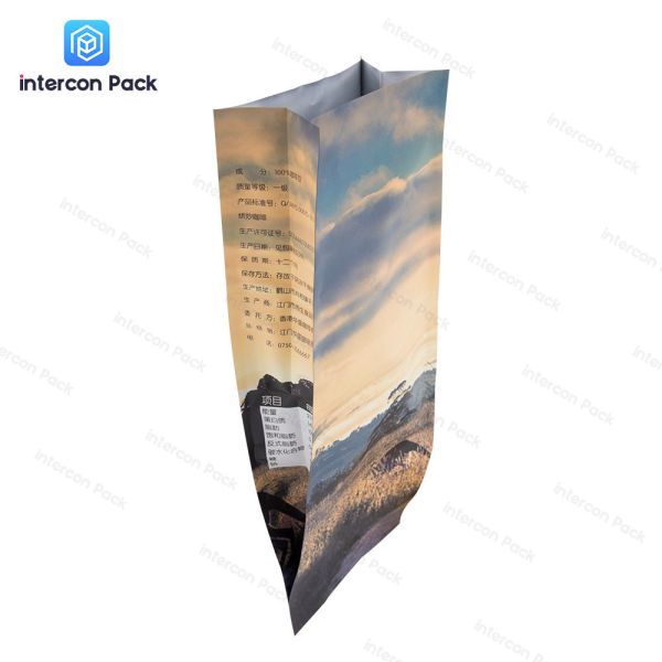 Gravure Printing 0.065mm Gusset Packaging Bag Aluminum Foil Coffee Bag