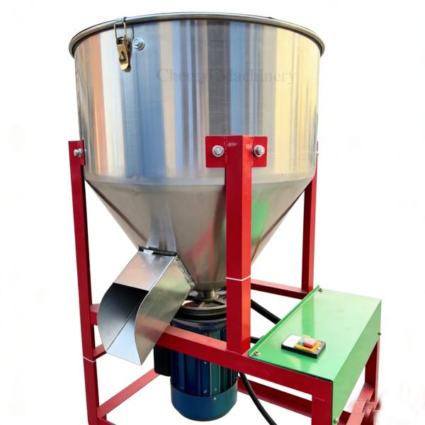 300 - 500kg/h Industrial Grain Mixer Stainless Steel High Capacity Animal Feed Blender