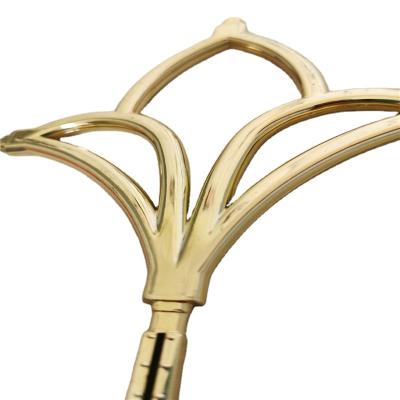 Contemporary UV Proof Gold UPVC Georgian Bar Windows Decorative Flowers