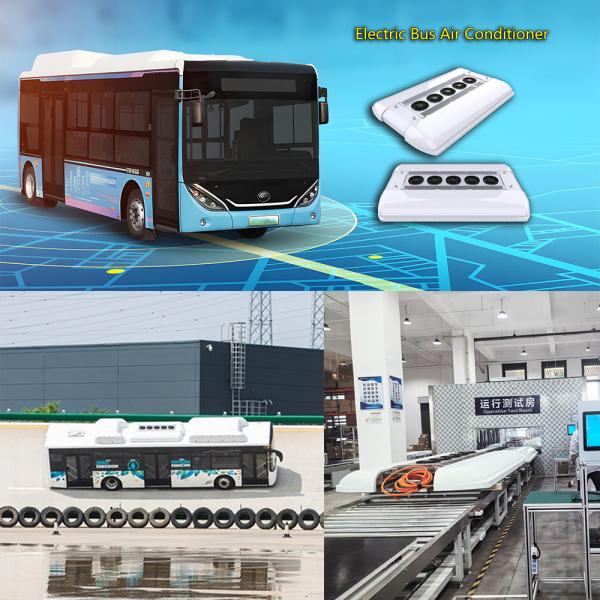 80A courant de fonctionnement climatiseur de bus électrique pour 10-11 mètres