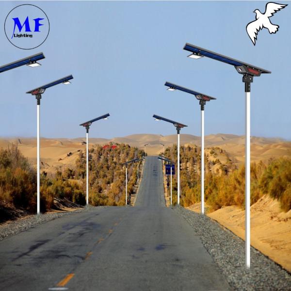 Iluminação de rua LED de alta luminosidade Lâmpada solar de rua IP66 Iluminação industrial à prova d'água 30W-150W Para estacionamentos na estrada