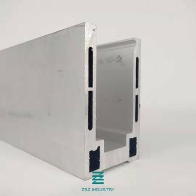 Anodizing / Powder Coating U Channel For Glass Railing H100mm X W62mm