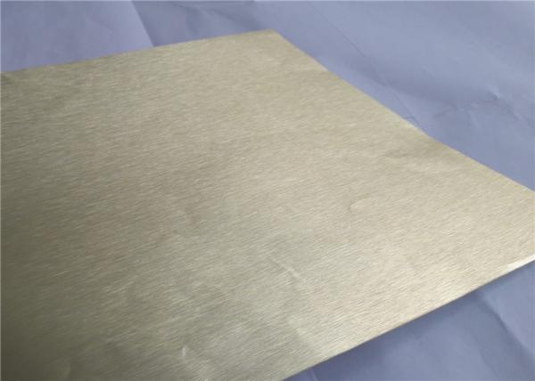 Odm Brushed Hairline Aluminum Sheets , Brushed Aluminum Plate For Decoration
