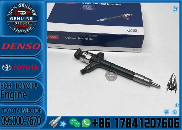 Genuine Brand New Common Rail Injector 095000-7670 23670-09180 23670-09240 23670-09280 095000-7300 095000-7310 095000-76