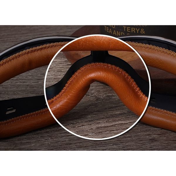 Customized Logo Accepted Metal Frame Vintage Motocross Goggles for Motorcycle Riding