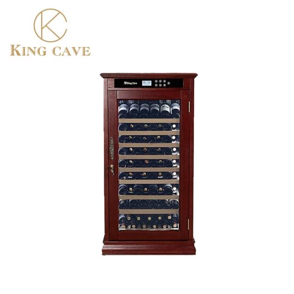 Electric 24 Bottle Wine Cabinet With Imported USA OAK Materials Low Noise