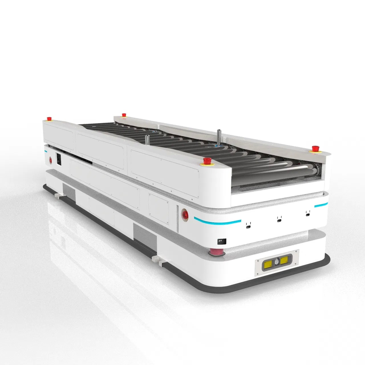 Heavy Duty Automatic Roller Conveyor 3t Omni Directional Lidar Slam Agv for Material Handling in Industry