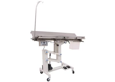 Veterinary Treatment Tables With Infusion Pole , VET Animal Operating Table High Strength
