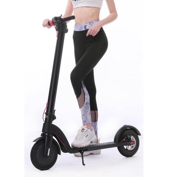 Light High Speed Electric Scooter For Adults 2 Wheel Double Brake LED Display