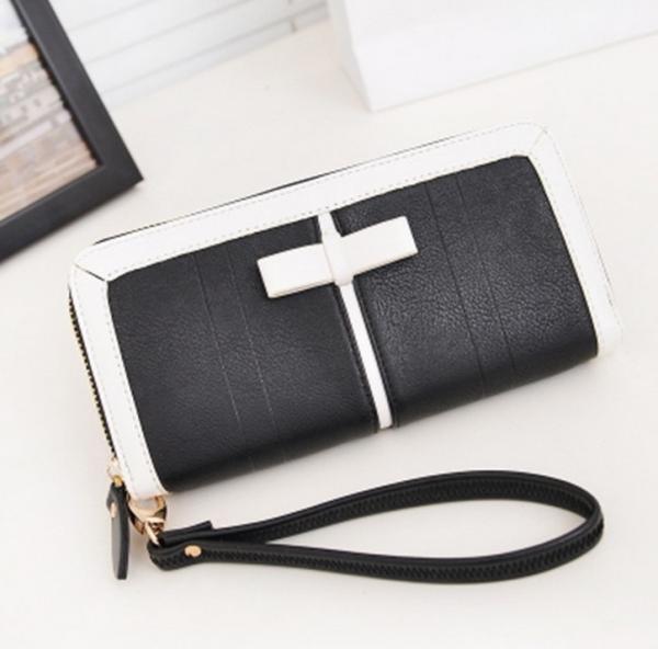 2016 new female wallet long section of Korean fashion Ms. zipper hand wallet PU