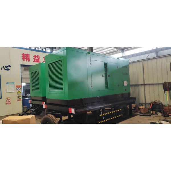 1800RPM Customers' Request 500KVA Weichai Mobile Trailer Silent Speaker Generator Set