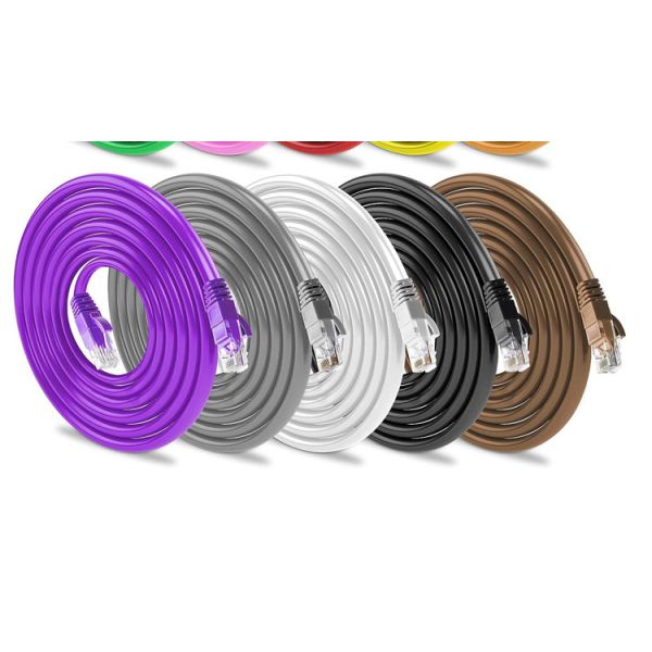 OEM High Quality Pure Cooper Shield FTP UTP STP SFTP Cat5 Cat5e Cat6 Cat6a Cat7 Cat8 RJ45 Ethernet Patch Lan Network Cable