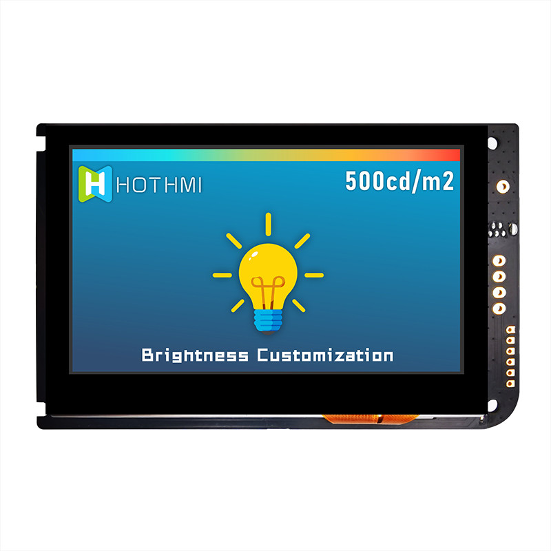 4,3 дисплей экрана касания TFT UART дюйма емкостный LCD 800x480 С ДОСКОЙ РЕГУЛЯТОРА LCD