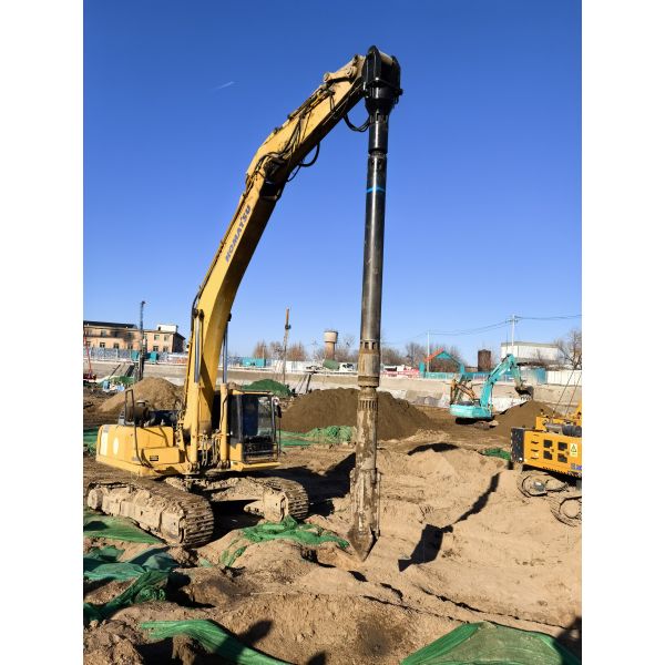 Hydraulic Vibroflot with 1700 Kg Weight 220 Kn Max. Centrifugal Force and 0-2600 r/min Max. Speed for Excavator Vibro Compaction