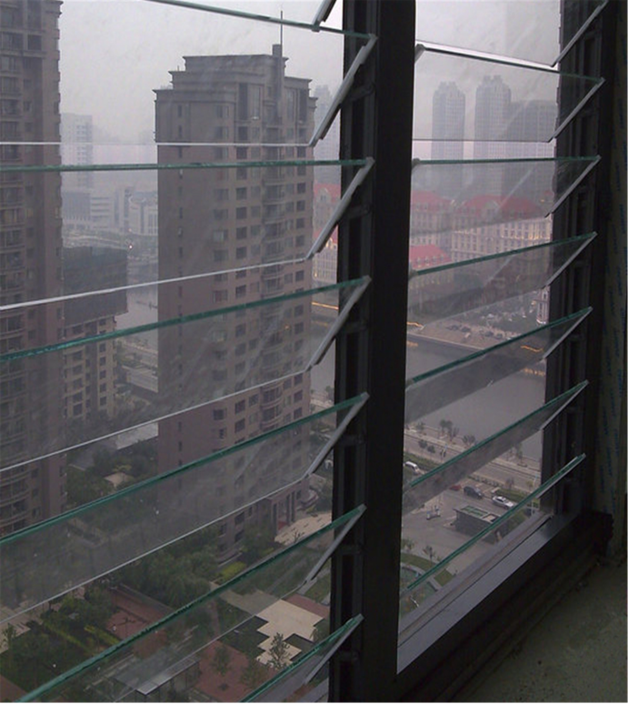 Permeabilidad helada transparente de la ventana de cristal de las lumbreras de la sombrilla buena