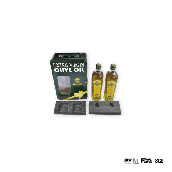 DADI Elegant Olive Oil Gift Hang Box Luxurious Festival Present with Two Bottles Inside Food Oil Can