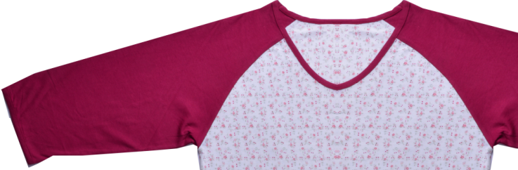 Embroidered Womens Cotton Knit Pajamas / Ladies Loungewear Sets Any Color Available