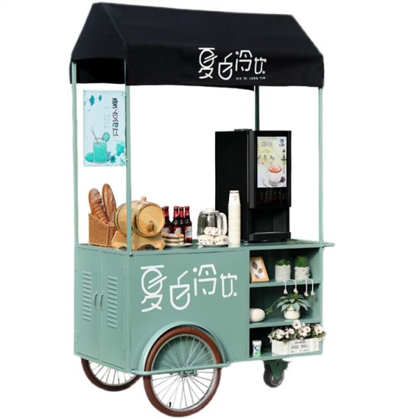Stable Performance Galvanized Steel and Stainless Steel Tricycle for Food Delivery
