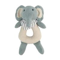 2023 Nouveau bébé naturel Animal fourré Rattel Jouets éléphant Set cadeau Pour les nouveau-nés Jouets pour enfants